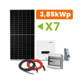 Kit Fotovoltaico Monofásico 7 painéis solares