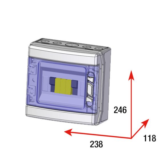 Quadro de Proteção GAWE STM110 NSP 15